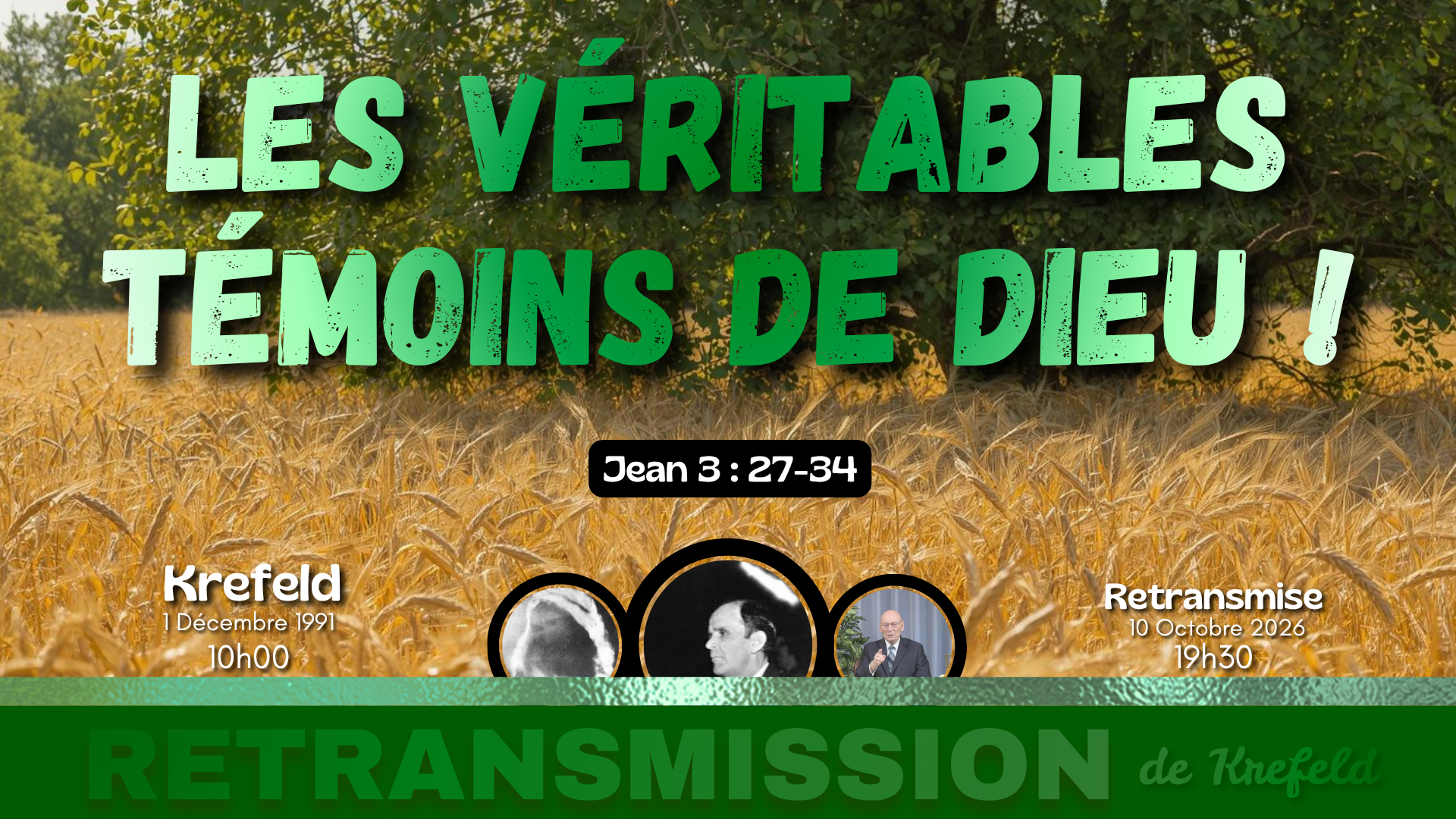 2026-10-10 19h30 - LES VÉRITABLS TÉMOINS DE DIEU